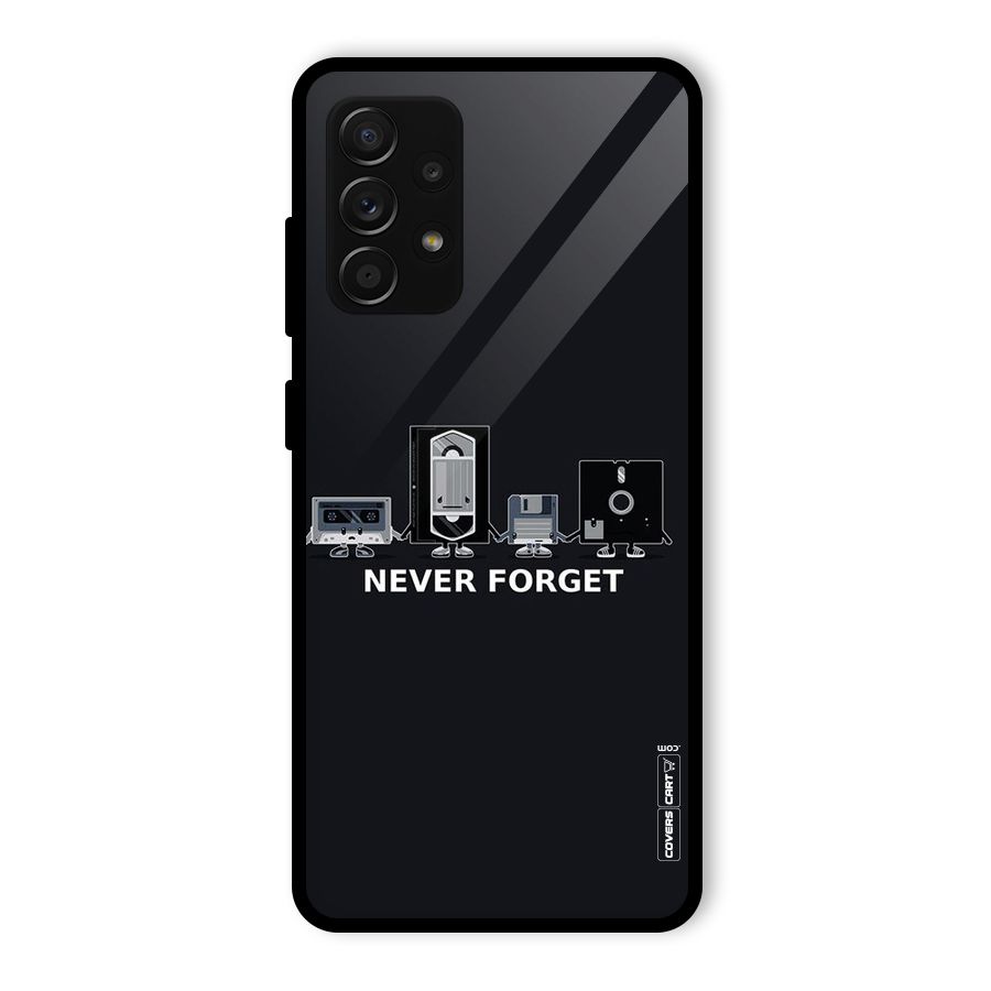 Never Forget Glass Back Case for Galaxy A53 5G