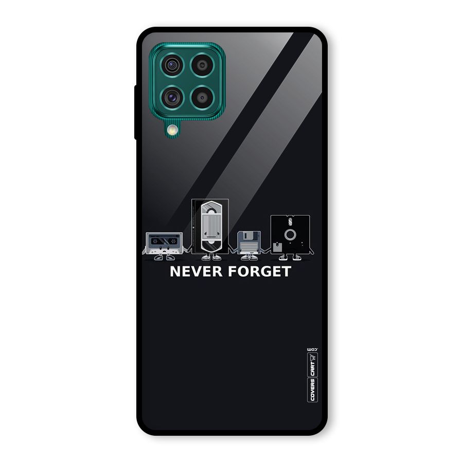 Never Forget Glass Back Case for Galaxy F62