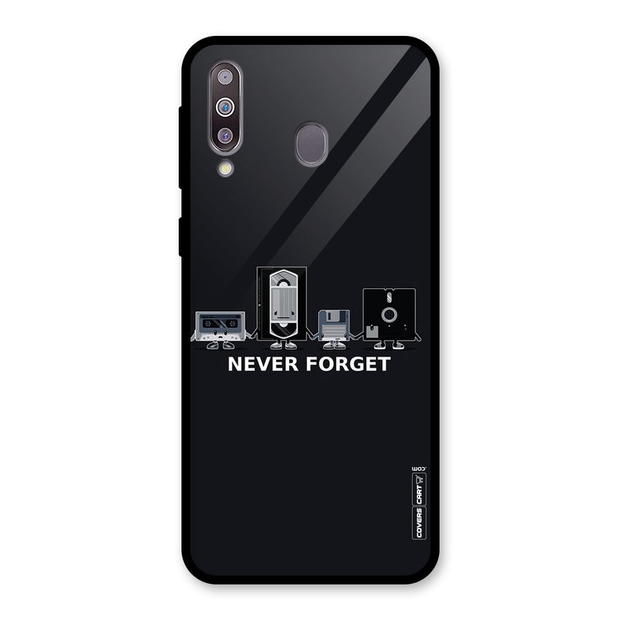 Never Forget Glass Back Case for Galaxy M30