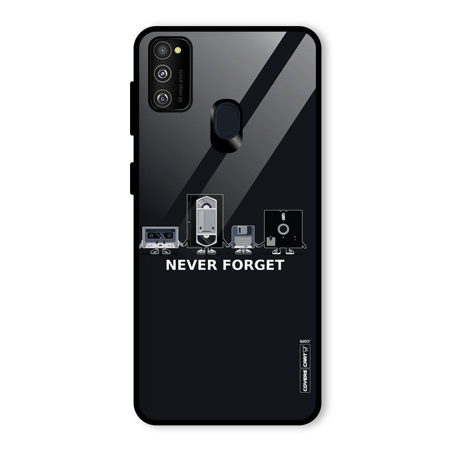 Never Forget Glass Back Case for Galaxy M30s