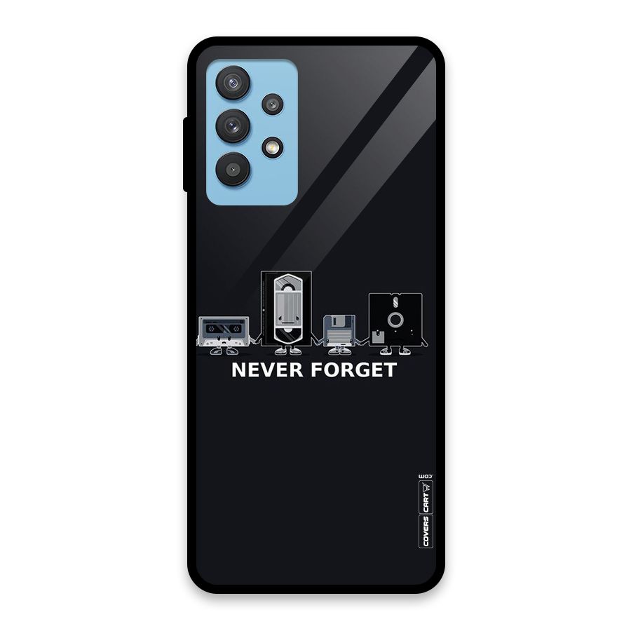 Never Forget Glass Back Case for Galaxy M32 5G