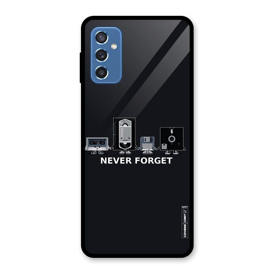 Never Forget Glass Back Case for Galaxy M52 5G