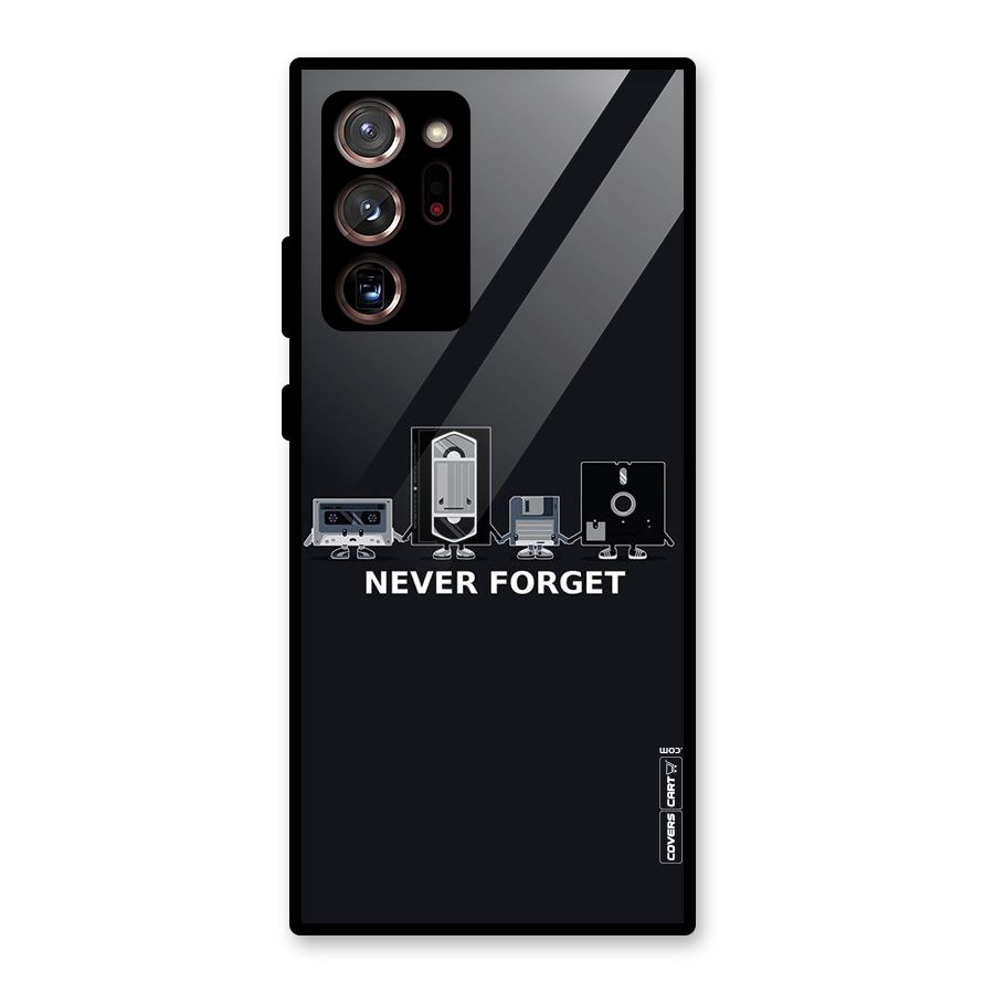 Never Forget Glass Back Case for Galaxy Note 20 Ultra