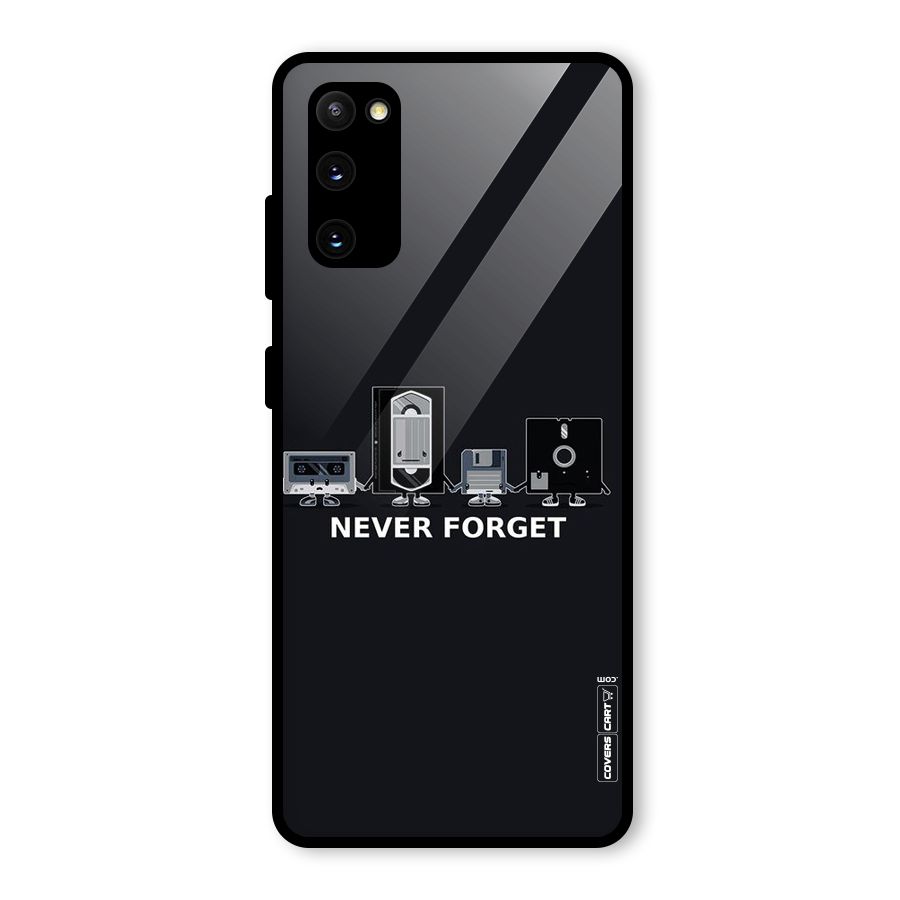 Never Forget Glass Back Case for Galaxy S20 FE 5G