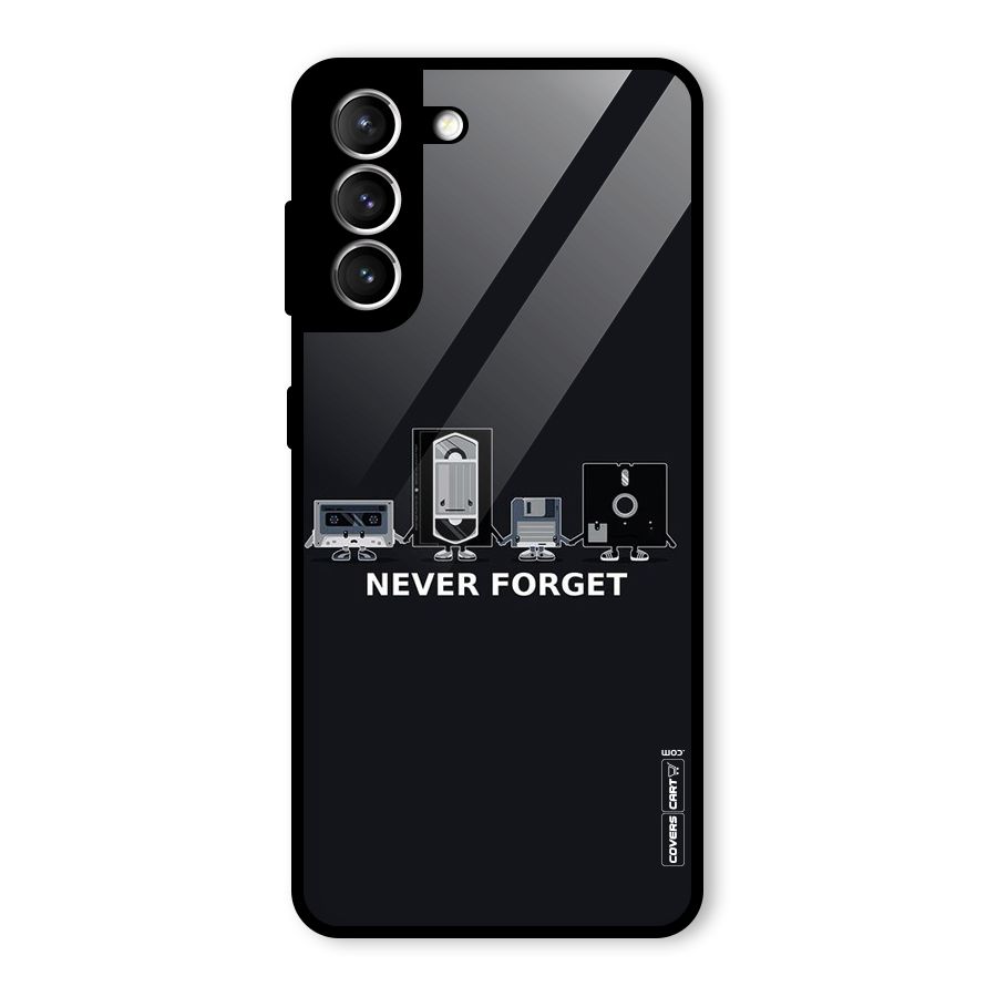 Never Forget Glass Back Case for Galaxy S21 5G