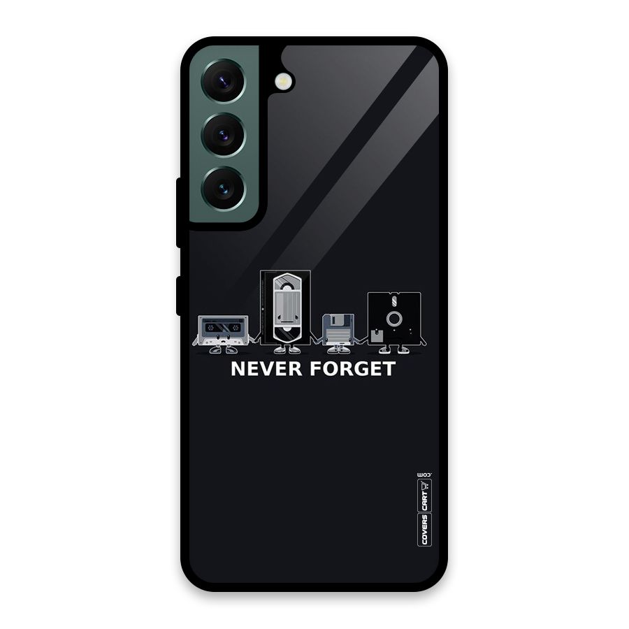 Never Forget Glass Back Case for Galaxy S22 5G