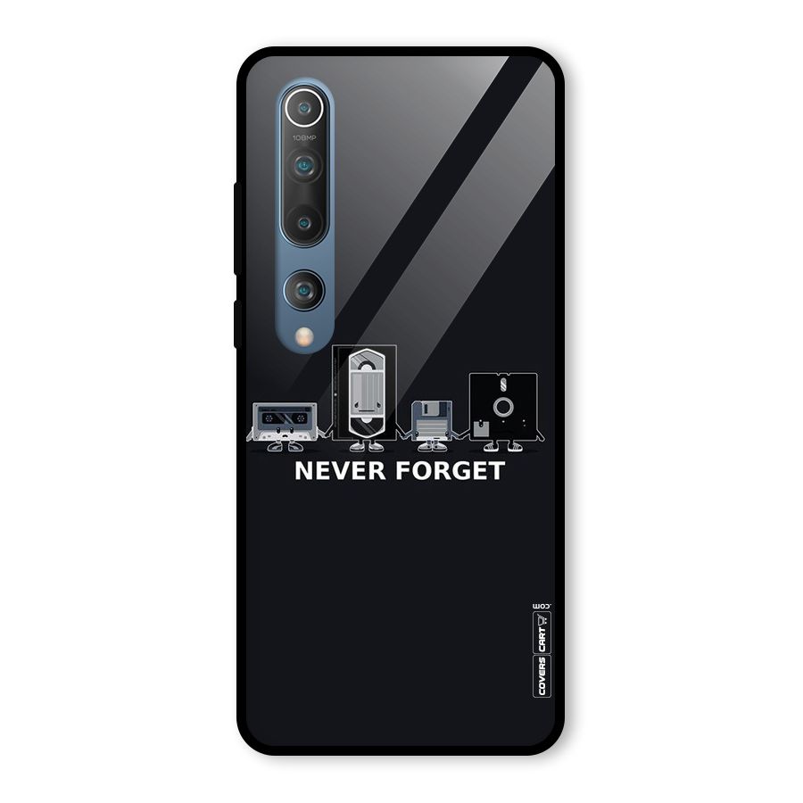 Never Forget Glass Back Case for Mi 10