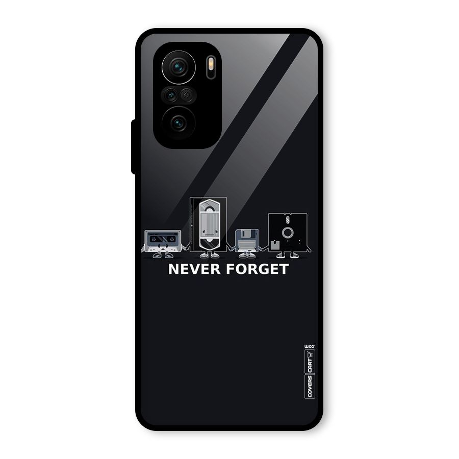 Never Forget Glass Back Case for Mi 11x