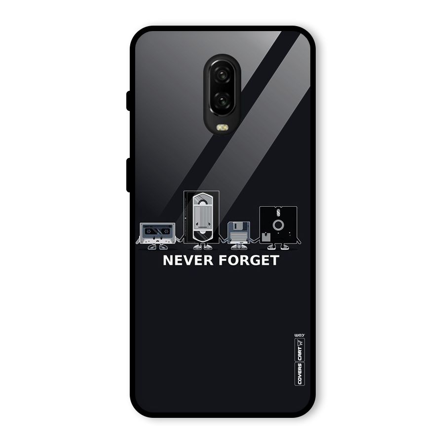Never Forget Glass Back Case for OnePlus 6T