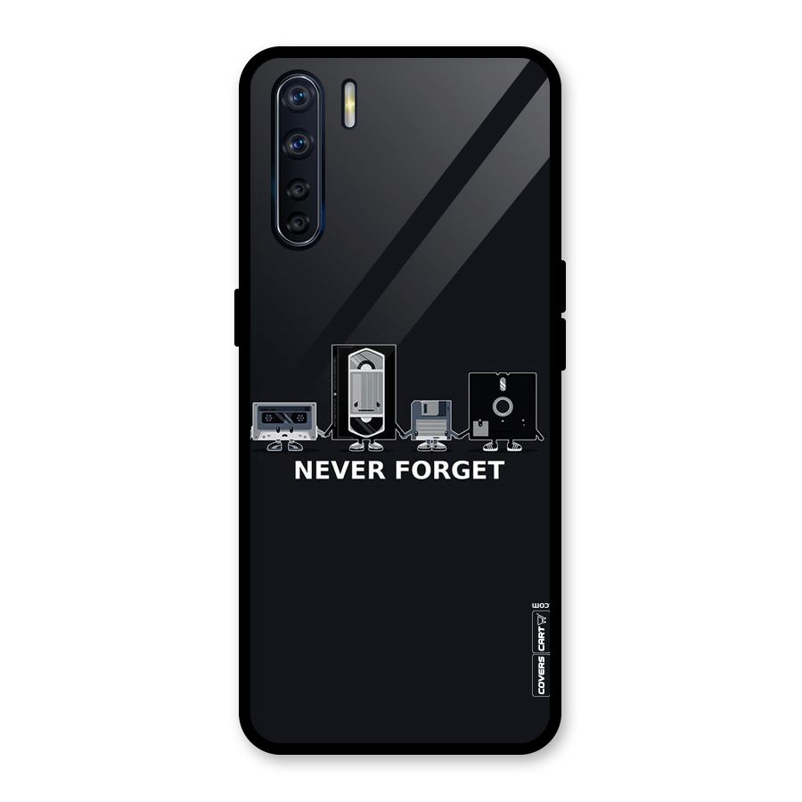 Never Forget Glass Back Case for Oppo F15