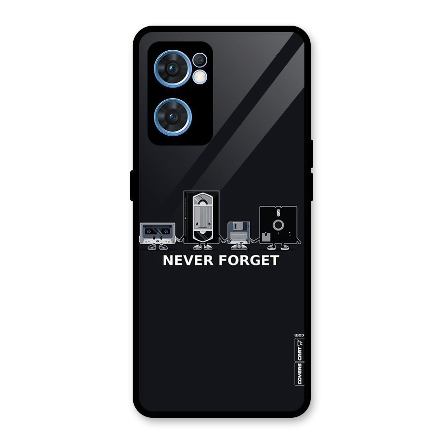 Never Forget Glass Back Case for Oppo Reno7 5G