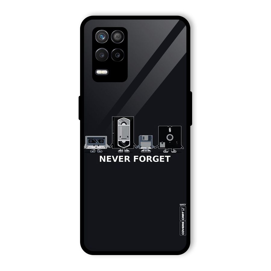Never Forget Glass Back Case for Realme 8 5G