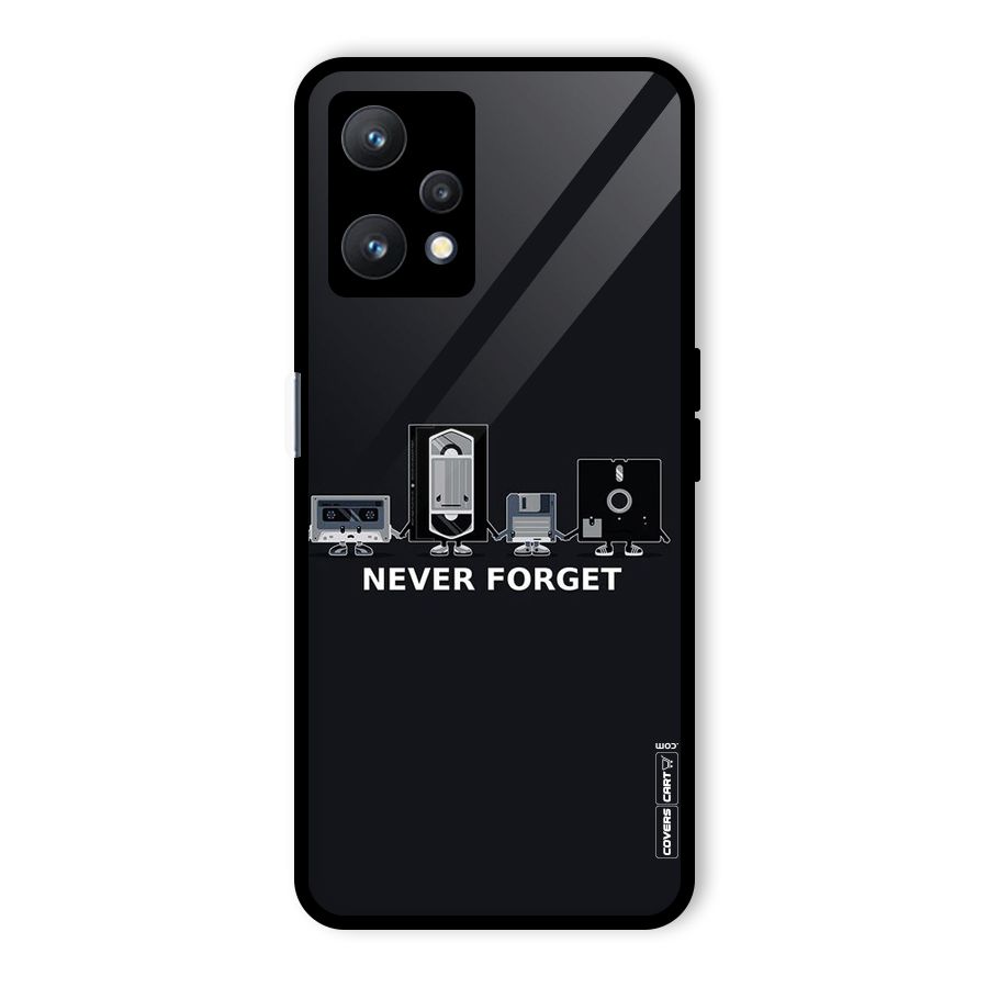 Never Forget Glass Back Case for Realme 9 Pro 5G