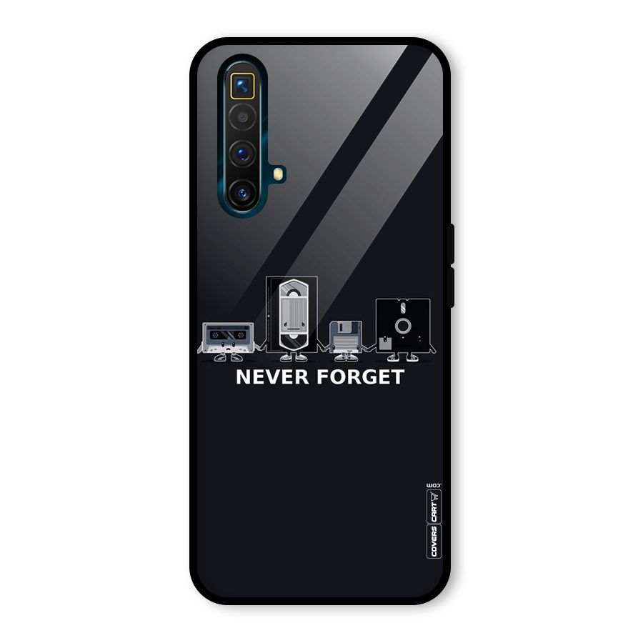 Never Forget Glass Back Case for Realme X3