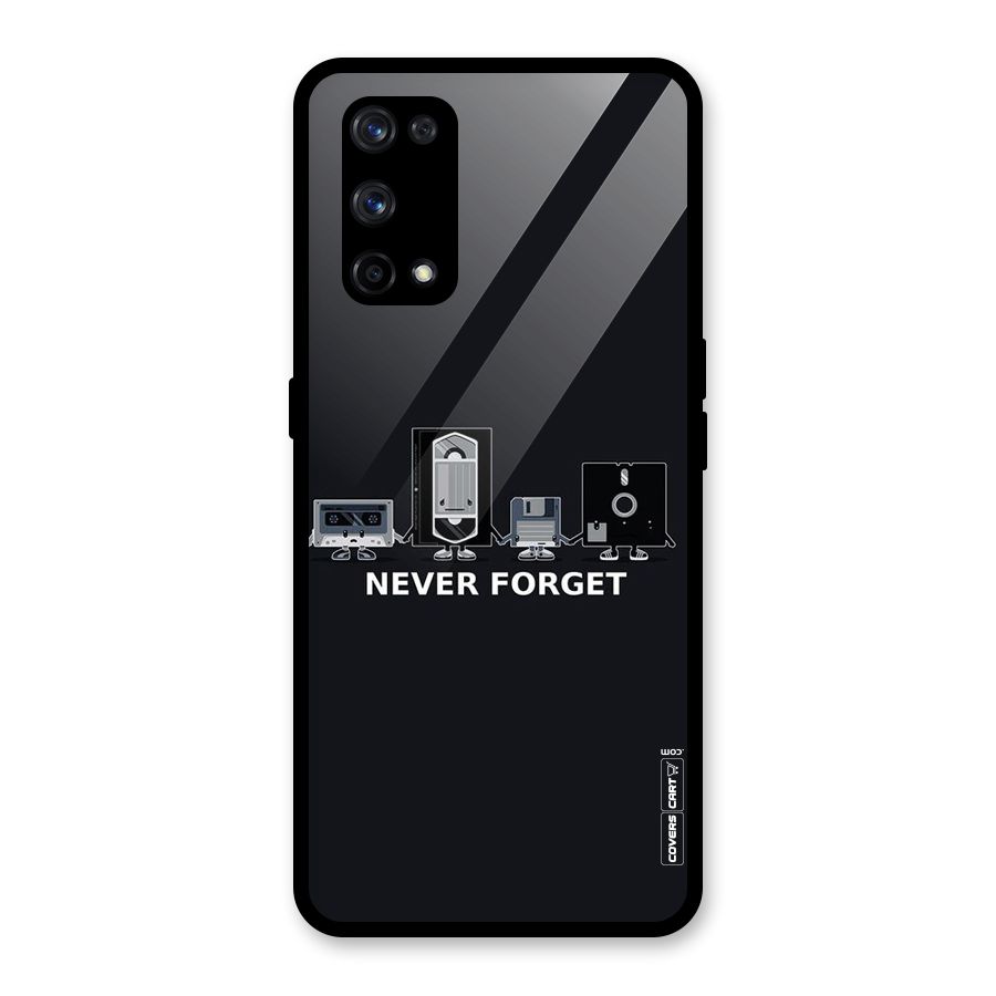 Never Forget Glass Back Case for Realme X7 Pro