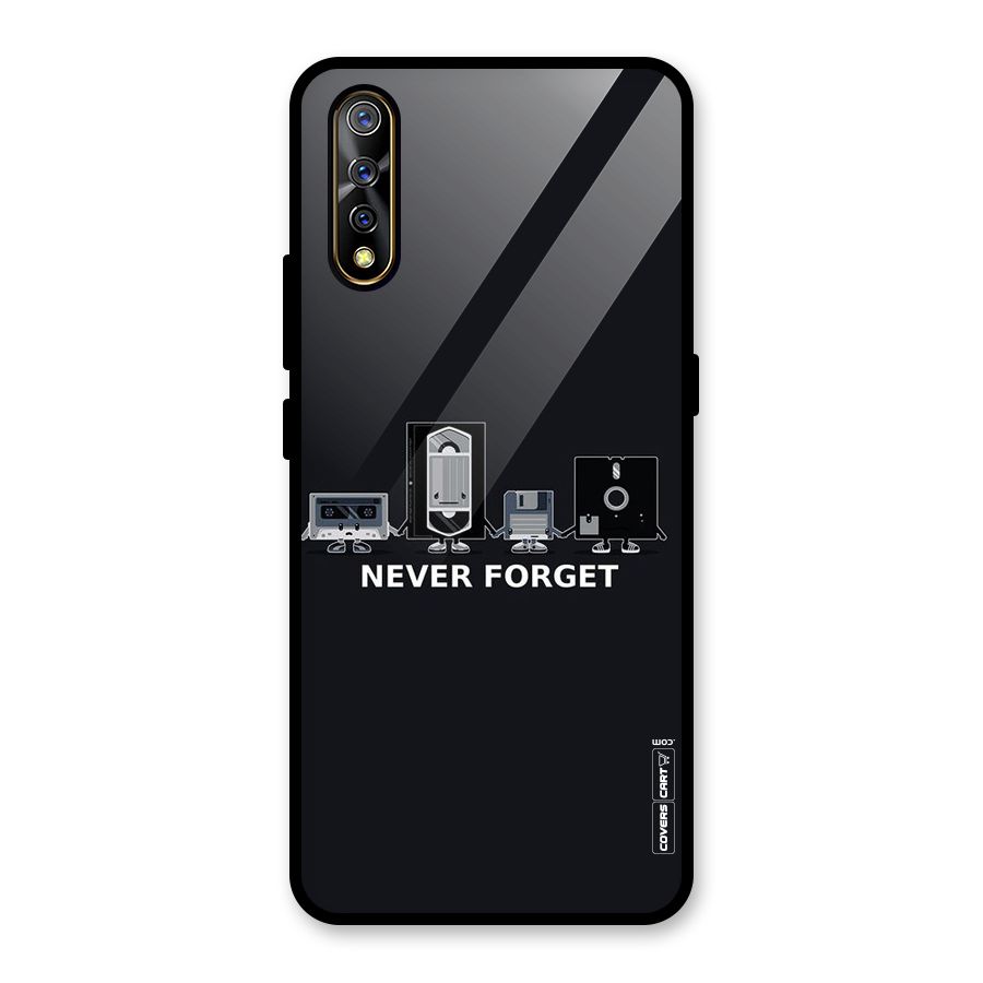 Never Forget Glass Back Case for Vivo S1