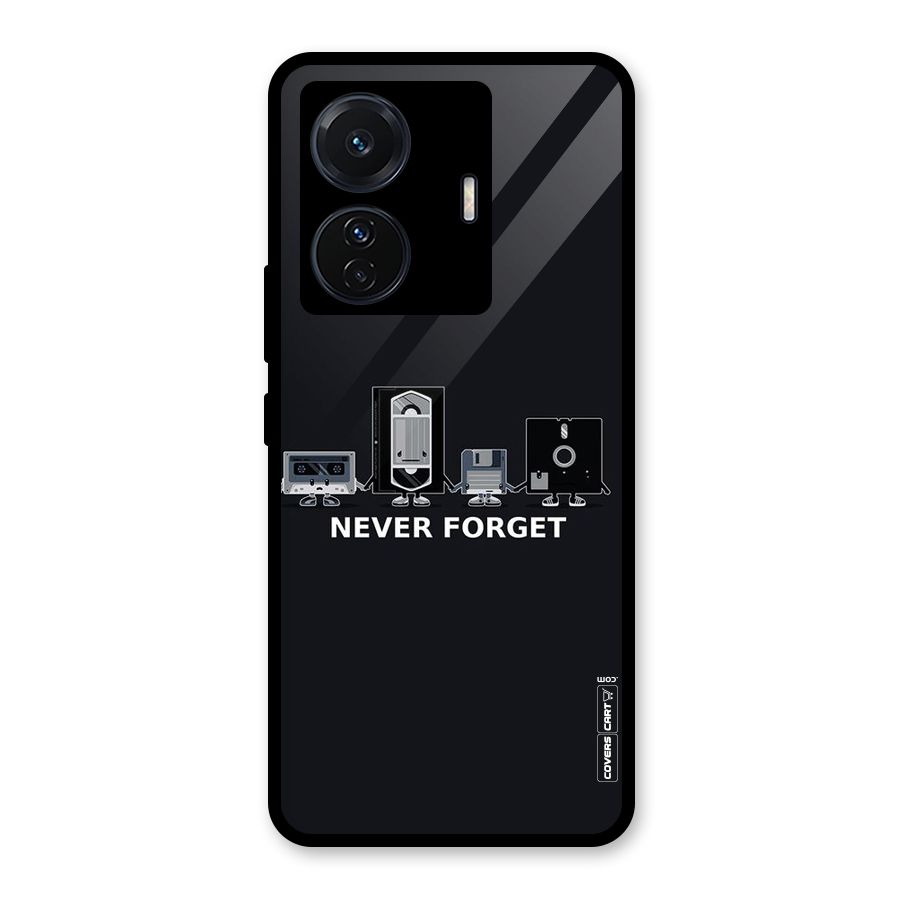 Never Forget Glass Back Case for Vivo T1 Pro
