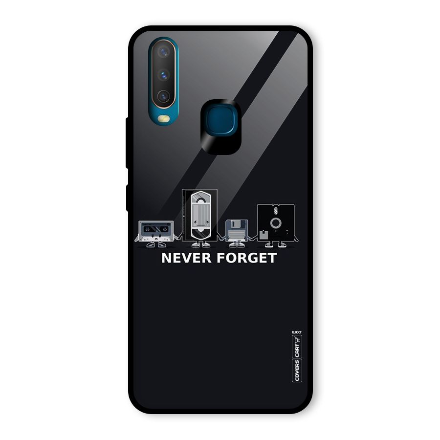 Never Forget Glass Back Case for Vivo U10