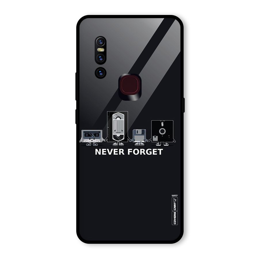 Never Forget Glass Back Case for Vivo V15