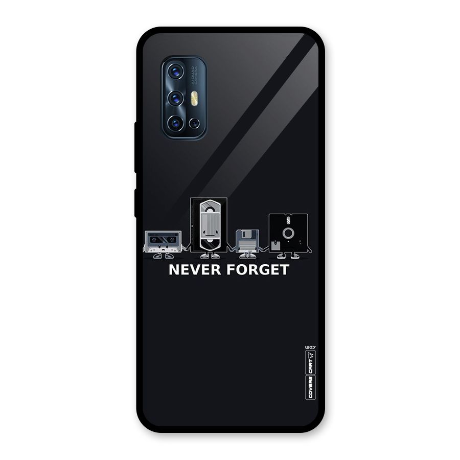 Never Forget Glass Back Case for Vivo V17