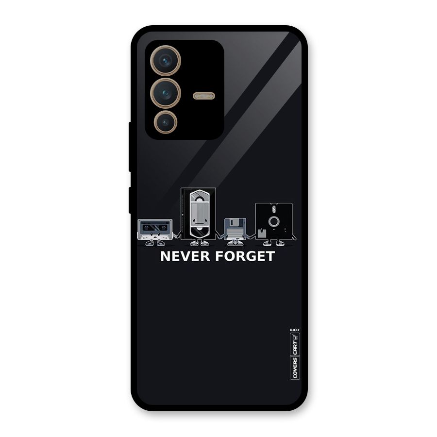 Never Forget Glass Back Case for Vivo V23 5G
