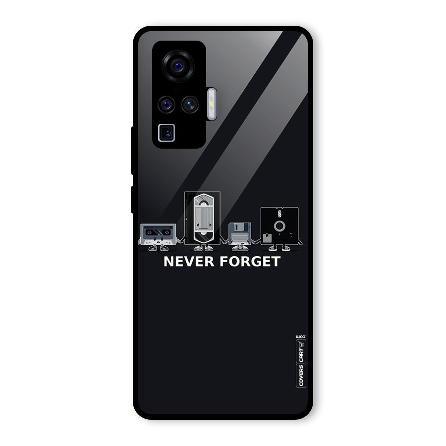 Never Forget Glass Back Case for Vivo X50 Pro