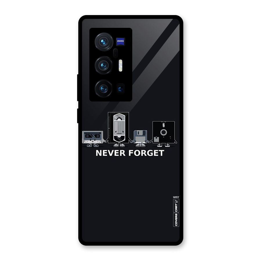 Never Forget Glass Back Case for Vivo X70 Pro Plus