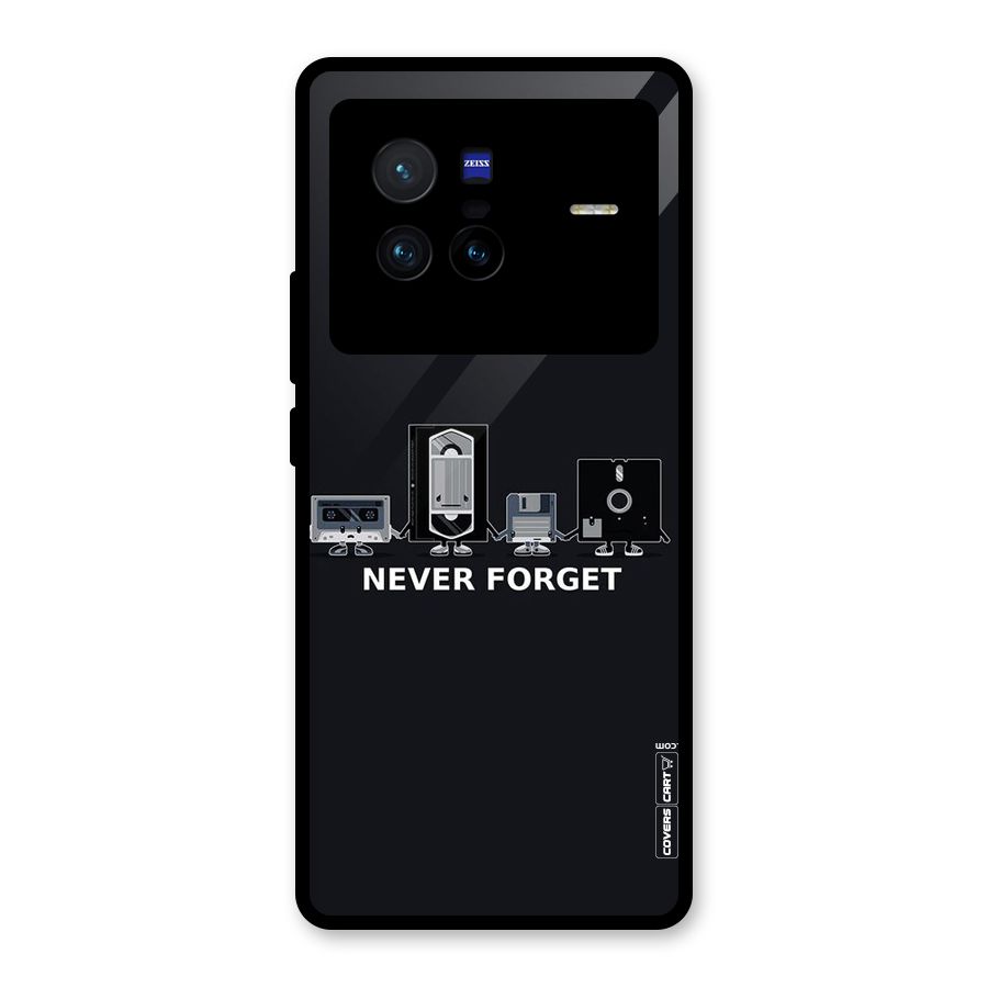 Never Forget Glass Back Case for Vivo X80