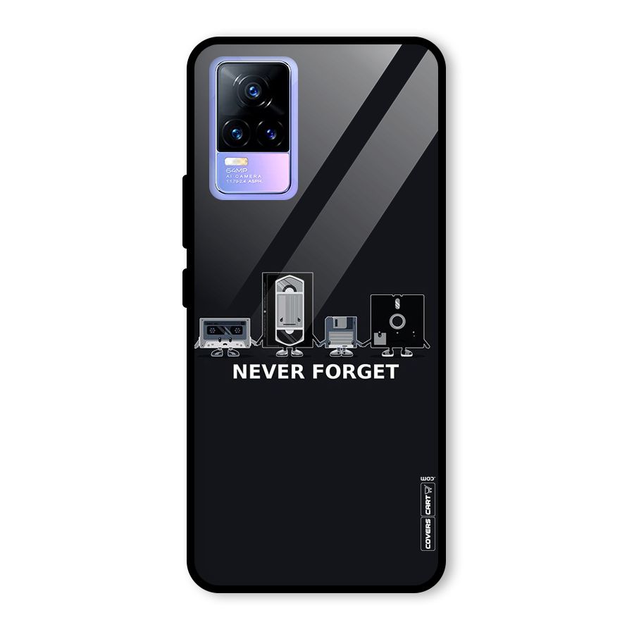 Never Forget Glass Back Case for Vivo Y73