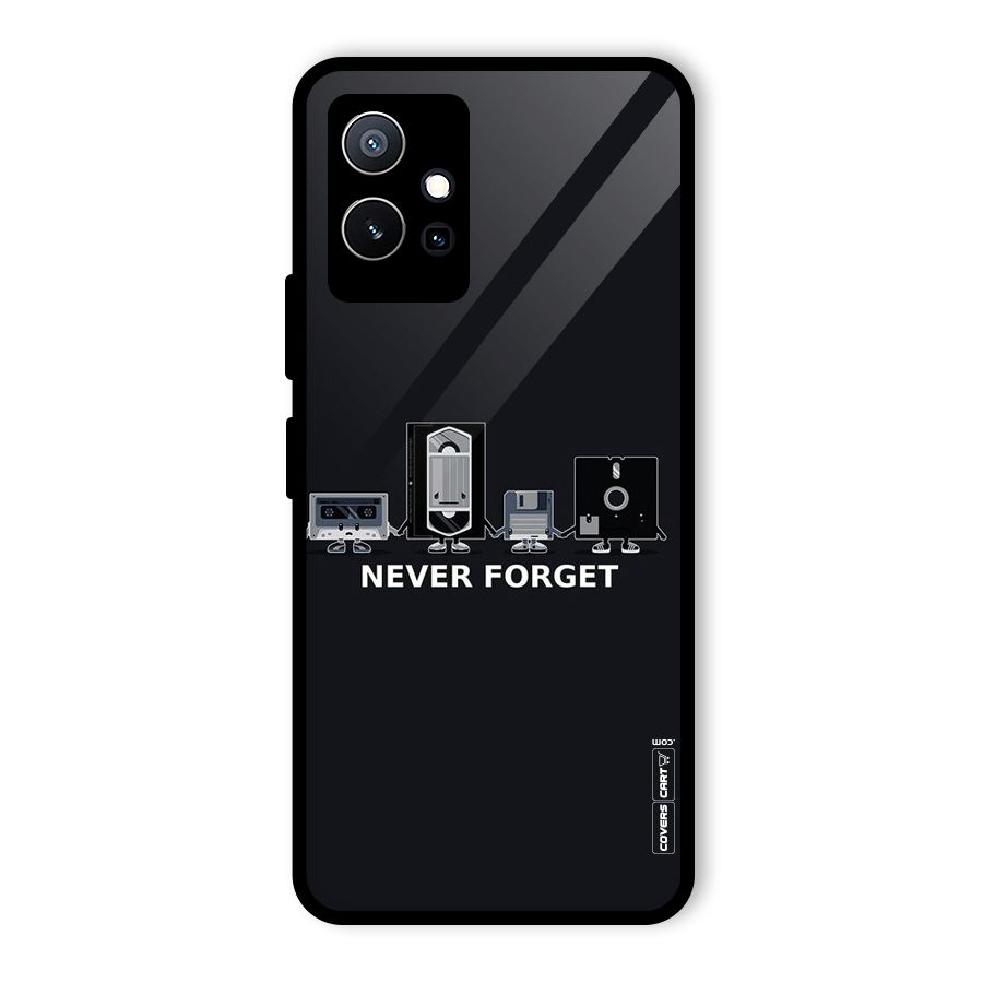 Never Forget Glass Back Case for Vivo Y75 5G