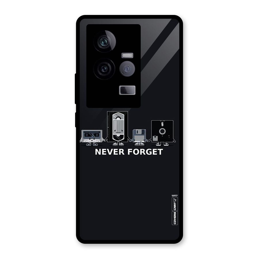 Never Forget Glass Back Case for Vivo iQOO 11 5G