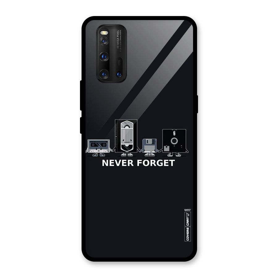 Never Forget Glass Back Case for Vivo iQOO 3