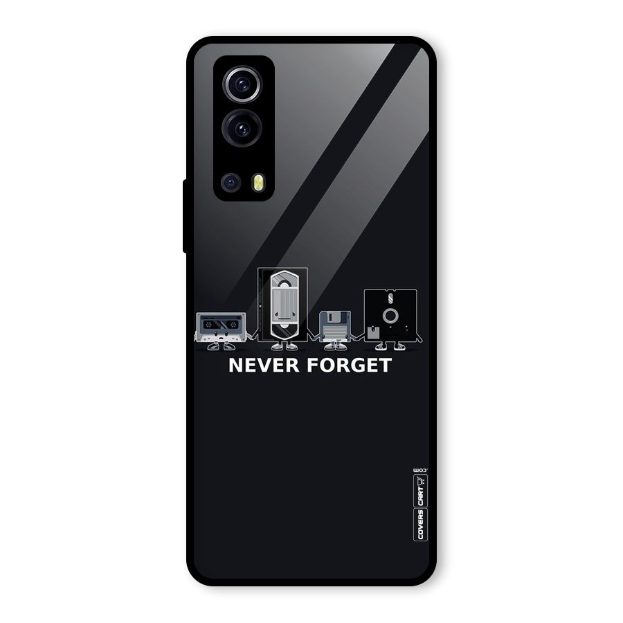 Never Forget Glass Back Case for Vivo iQOO Z3