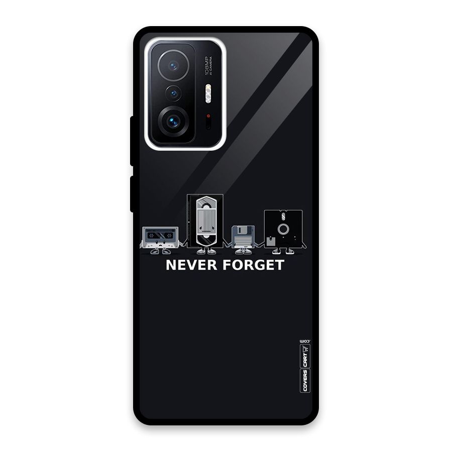 Never Forget Glass Back Case for Xiaomi 11T Pro