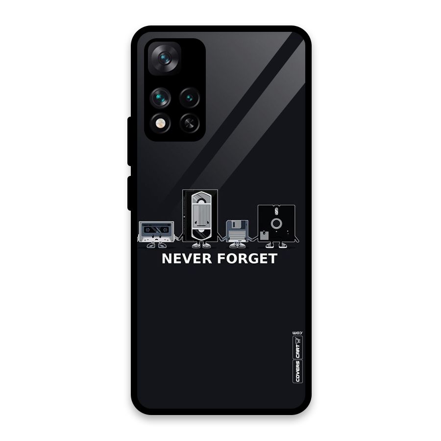 Never Forget Glass Back Case for Xiaomi 11i HyperCharge 5G