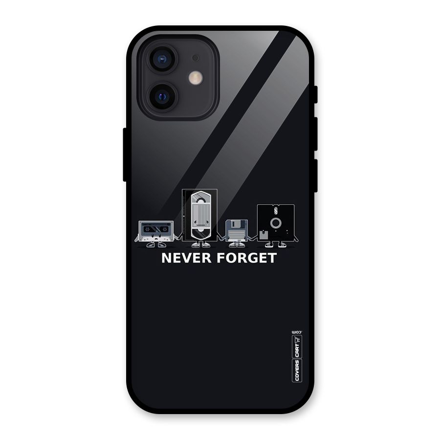 Never Forget Glass Back Case for iPhone 12