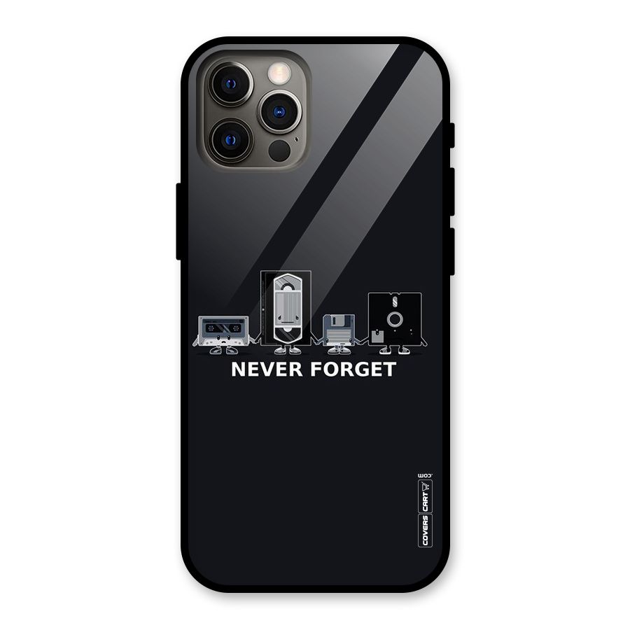 Never Forget Glass Back Case for iPhone 12 Pro