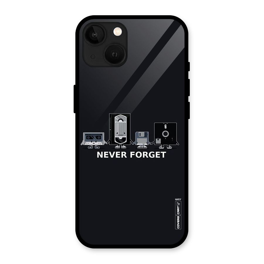 Never Forget Glass Back Case for iPhone 13