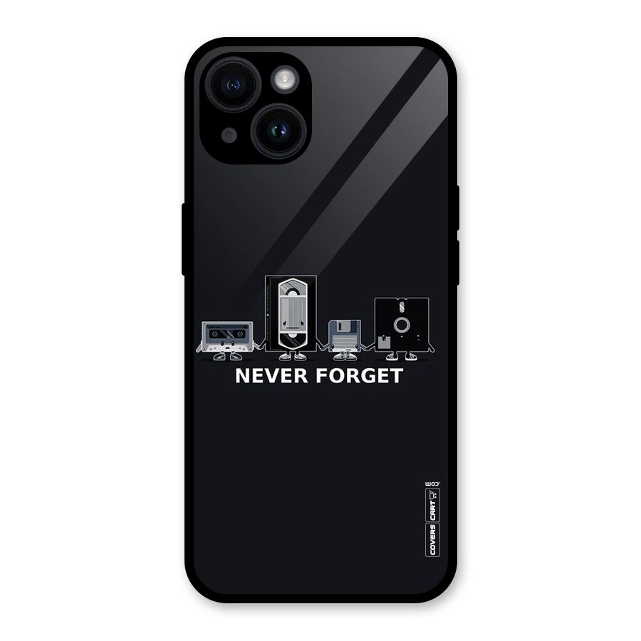 Never Forget Glass Back Case for iPhone 14