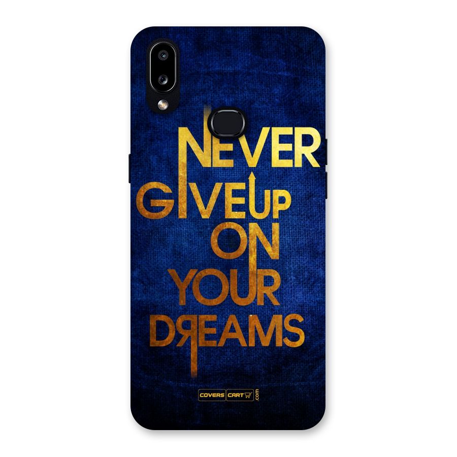Never Give Up Back Case for Galaxy A10s