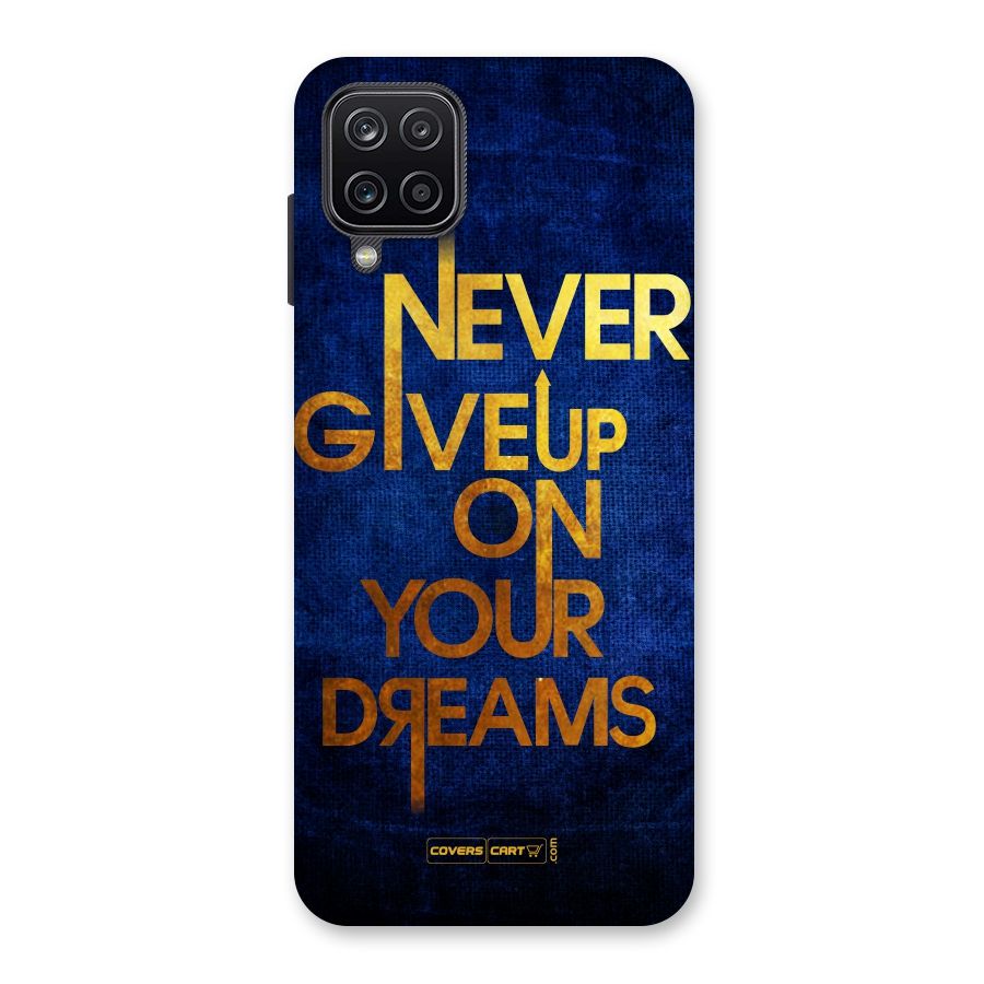 Never Give Up Back Case for Galaxy A12