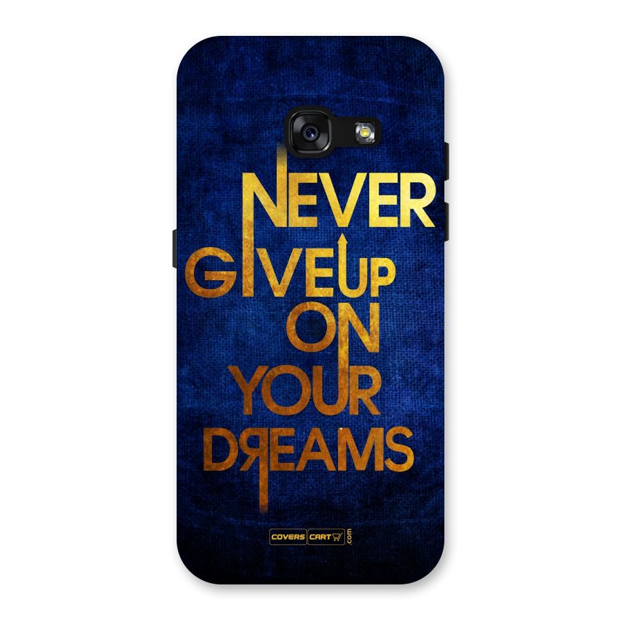 Never Give Up Back Case for Galaxy A3 (2017)