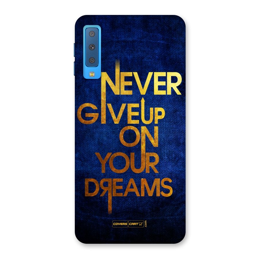 Never Give Up Back Case for Galaxy A7 (2018)
