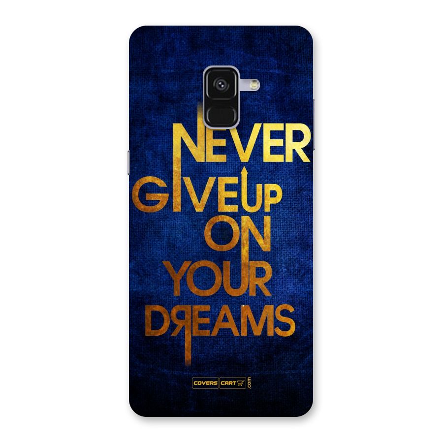 Never Give Up Back Case for Galaxy A8 Plus