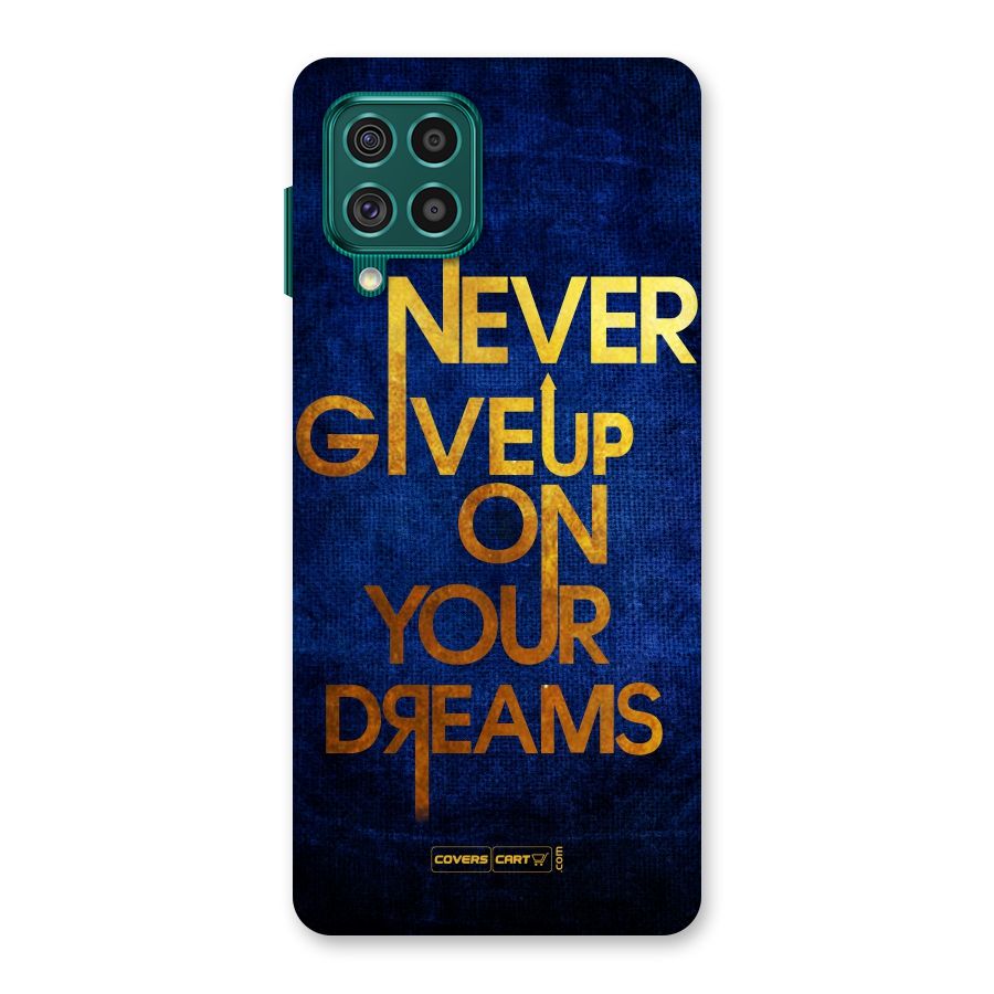 Never Give Up Back Case for Galaxy F62