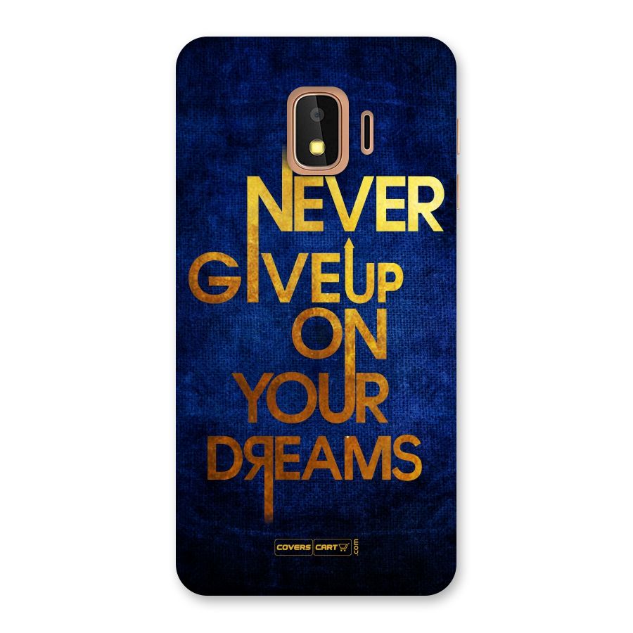 Never Give Up Back Case for Galaxy J2 Core