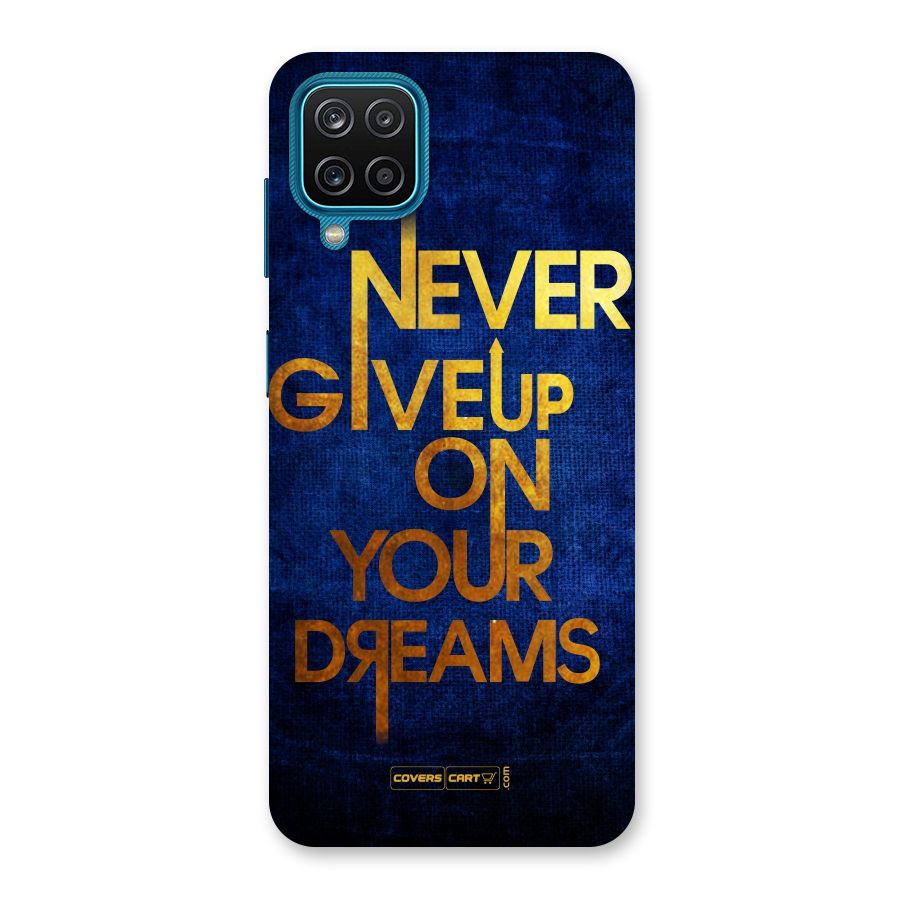 Never Give Up Back Case for Galaxy M12