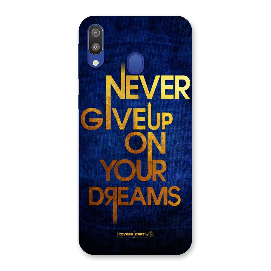Never Give Up Back Case for Galaxy M20