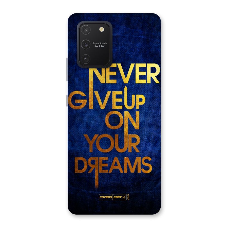 Never Give Up Back Case for Galaxy S10 Lite