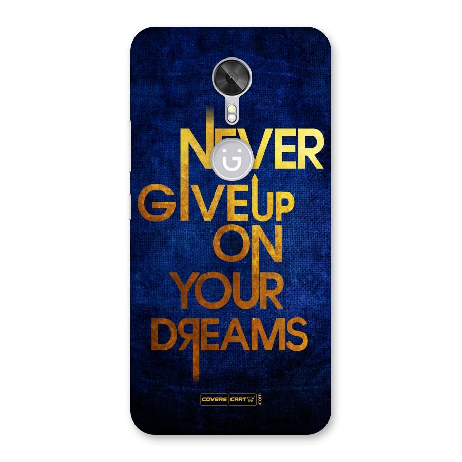 Never Give Up Back Case for Gionee A1